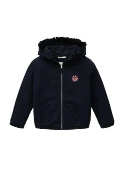 Tom Tailor Mit Rüschen - Sweater Met Rits - Sky Captain Blue