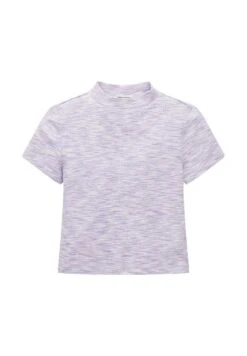 Tom Tailor Mit Struktur - T-Shirt Print - Lilac Space Dye