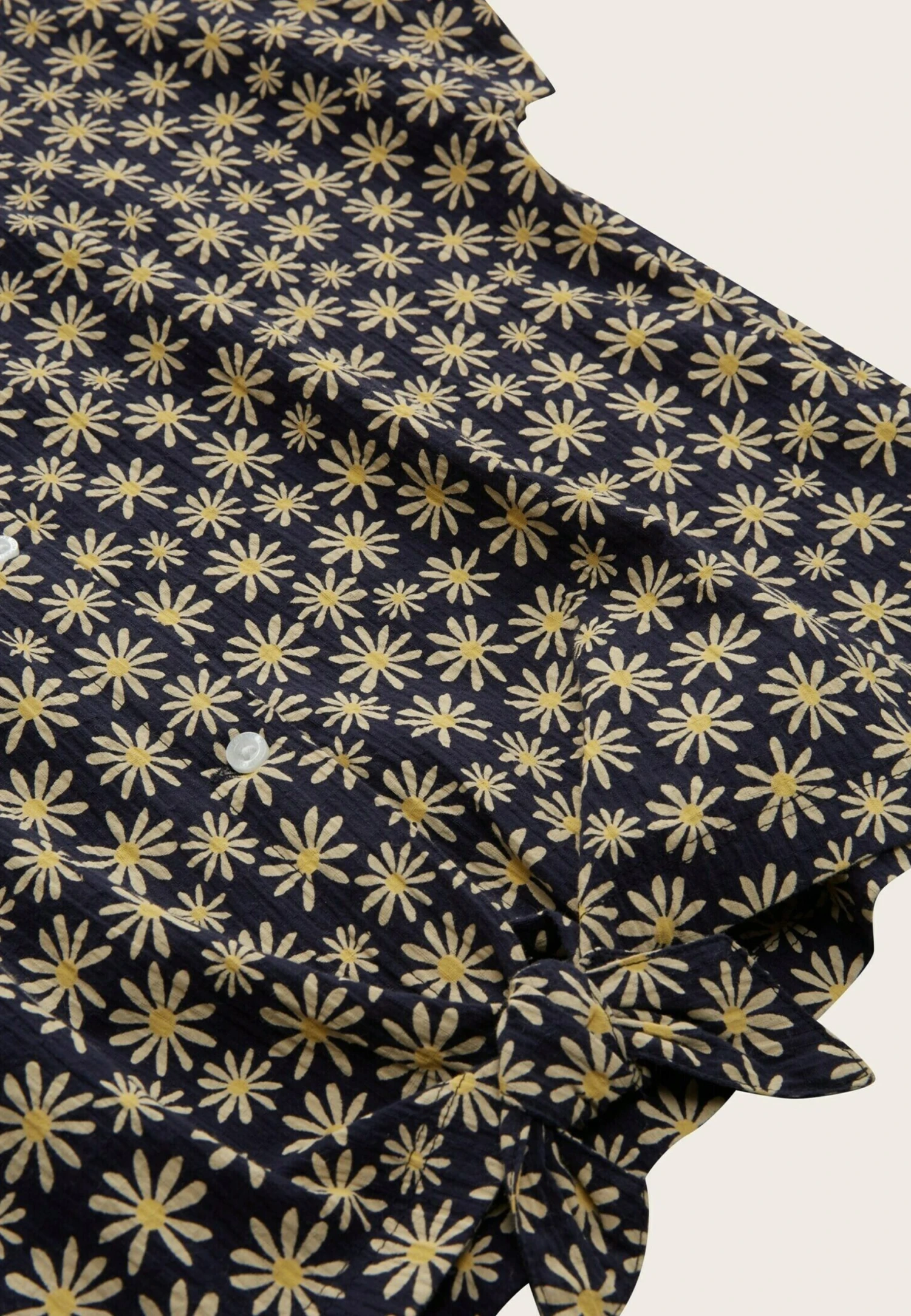 Tom Tailor Mit Knotendetail - Overhemdblouse - Blue, Light Yellow 5 Tom Tailor Mit Knotendetail - Overhemdblouse - Blue, Light Yellow - Afbeelding 3