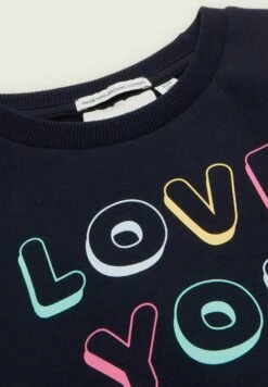 Tom Tailor Mit Print - Sweater - Sky Captain Blue -Fusion 137e007ebbf140a0b640ea8ab3a73501