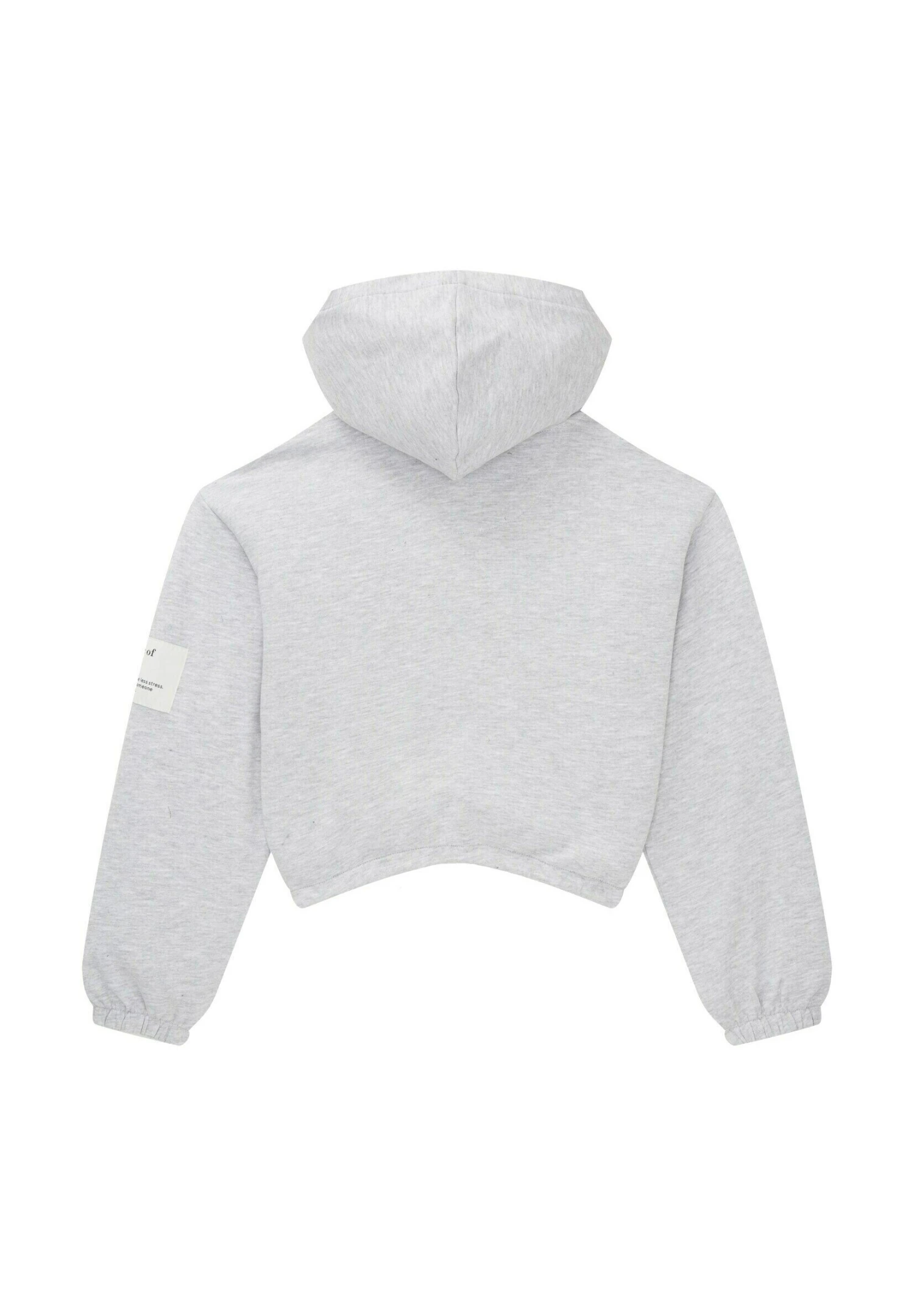 Tom Tailor Mit Kapuze - Sweater Met Rits - Light Stone Grey Melange 4 Tom Tailor Mit Kapuze - Sweater Met Rits - Light Stone Grey Melange - Afbeelding 2