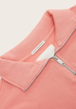 Tom Tailor Mit Reissverschluss  - Sweater - Peach Pink -Fusion 1a4b4a27cc1f482db5bbbf2500e5cd05