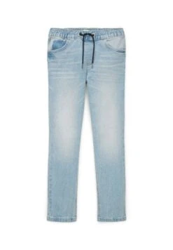 Tom Tailor Tim- Straight Leg Jeans - Heavy Bleached Blue Denim