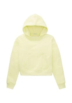 Tom Tailor Strick Cropped - Hoodie - Lemon Grass Yellow