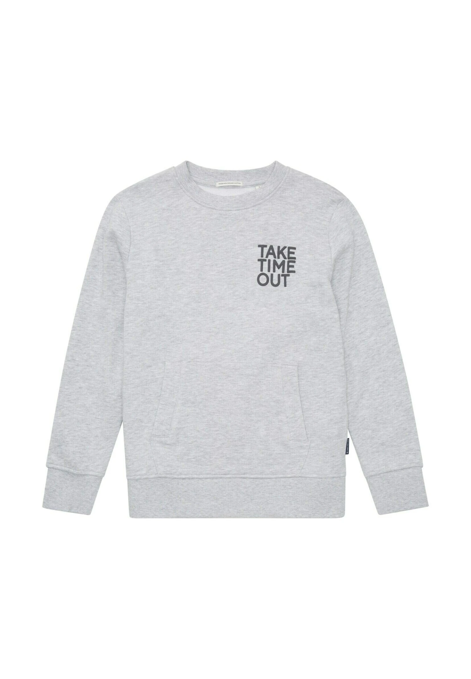 Tom Tailor Mit Textprint - Sweater - Light Stone Grey Melange 3 Tom Tailor Mit Textprint - Sweater - Light Stone Grey Melange