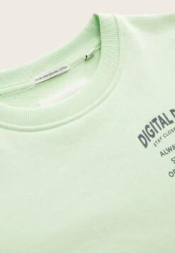 Tom Tailor Mit Print - Sweater - Fresh Apple Lime Green -Fusion 28252c0ee3ab4d8b8f3005e804431371