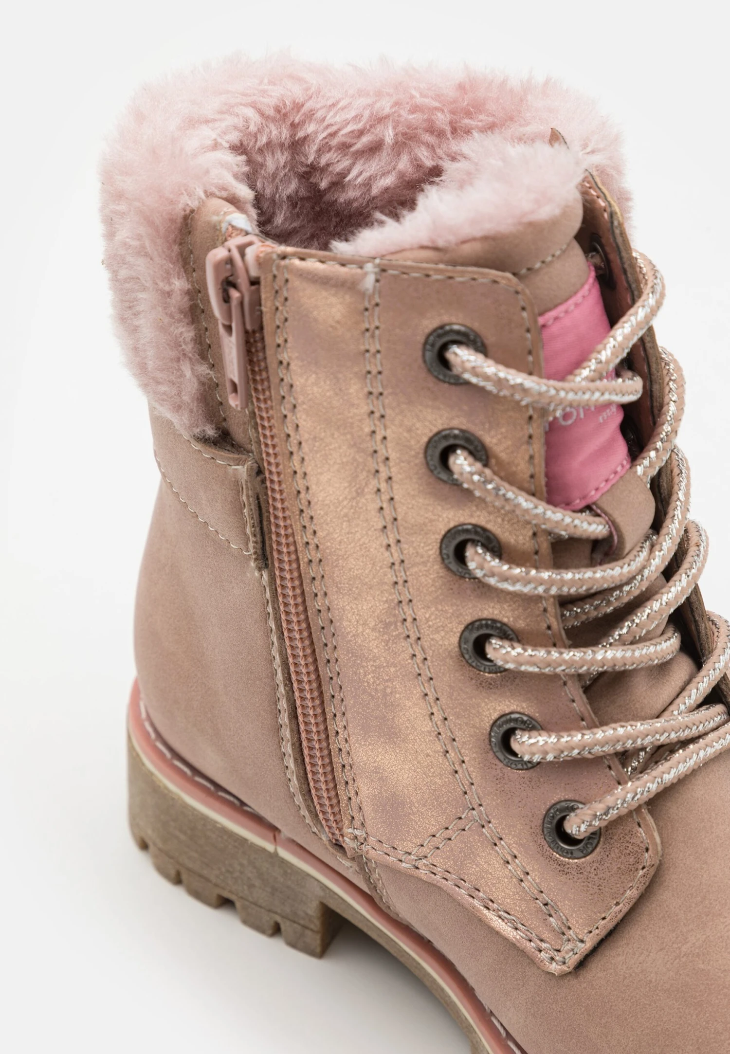 Tom Tailor Veterboots - Nude 8 Tom Tailor Veterboots - Nude - Afbeelding 6