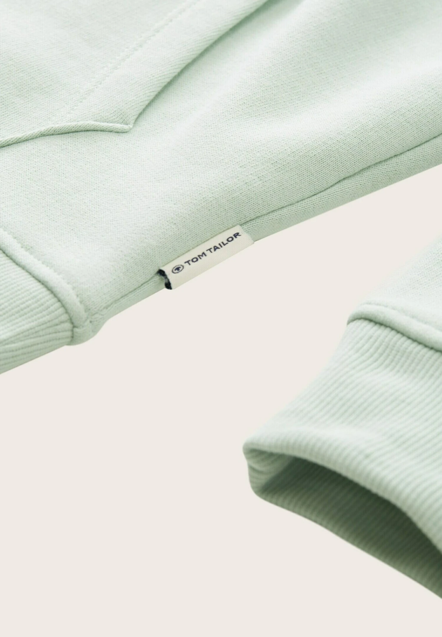 Tom Tailor Mit Logo Print - Hoodie - Vintage Mint 5 Tom Tailor Mit Logo Print - Hoodie - Vintage Mint - Afbeelding 3