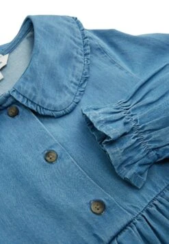 Tom Tailor Mit Ballonärmeln - Spijkerjurk - Light Stone Blue Denim -Fusion 33dfff6d94bc40f1a08b2b38a01ce700