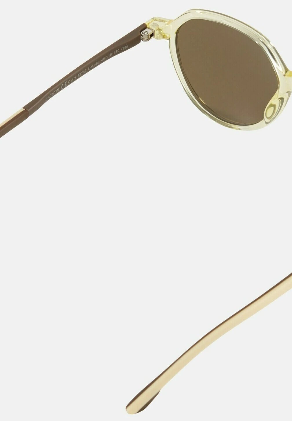 Tom Tailor Eyewear Runde - Zonnebril - Gelb/Braun 4 Tom Tailor Eyewear Runde - Zonnebril - Gelb/Braun - Afbeelding 2