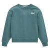 Tom Tailor Mit Textprint - Sweater - Deep Bluish Green -Fusion 366d693708124294917a289dbf33a9ee