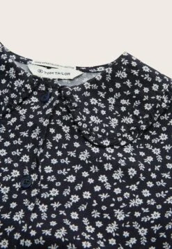 Tom Tailor Overhemdblouse - Navy Offwhite Flower Allover -Fusion 39802705ffa246cc82ed02a92f759fc2