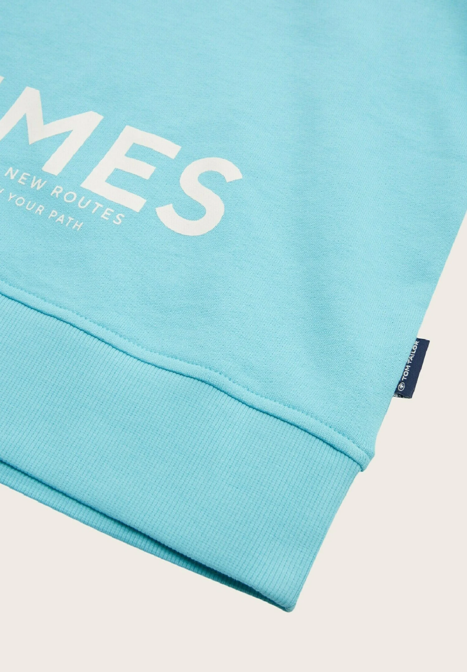 Tom Tailor Mit Print - Sweater - Light Dusty Blue 5 Tom Tailor Mit Print - Sweater - Light Dusty Blue - Afbeelding 3