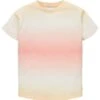 Tom Tailor Mit Farbverlauf - T-Shirt Print - Orange Red Dip Dye Print