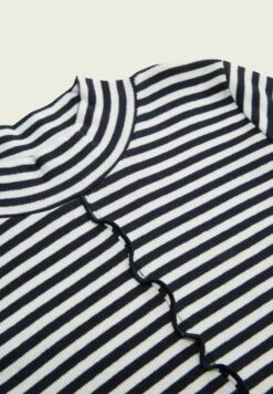 Tom Tailor Langarm - Longsleeve - Navy Offwhite Stripe -Fusion 3fc720b7d2ce4f80b8e907387db99837