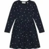 Tom Tailor Gemustertes Mit - Jurk - Dark Blue Multicolor Heart