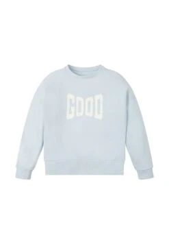 Tom Tailor Mit Textprint - Sweater - Light Metal Blue