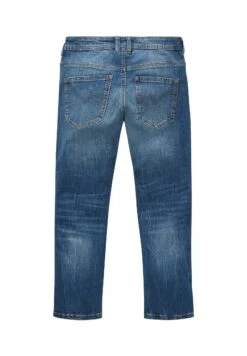 Tom Tailor John- Straight Leg Jeans - Used Mid Stone Blue Denim -Fusion 44e95877b7df4e97897fe7f4ffe9d7fd