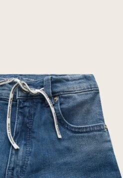 Tom Tailor Mit Stringgürtel - Jeansshort - Used Light Stone Blue Denim -Fusion 48fda6de874b45bdaac418de164a50f6