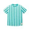 Tom Tailor Gestreiftes - T-Shirt Print - Green Beige Vertical Stripe -Fusion 49e05098ec3a43838a637d4def0904e8