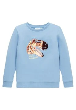 Tom Tailor Mit Print - Sweater - Light Blue