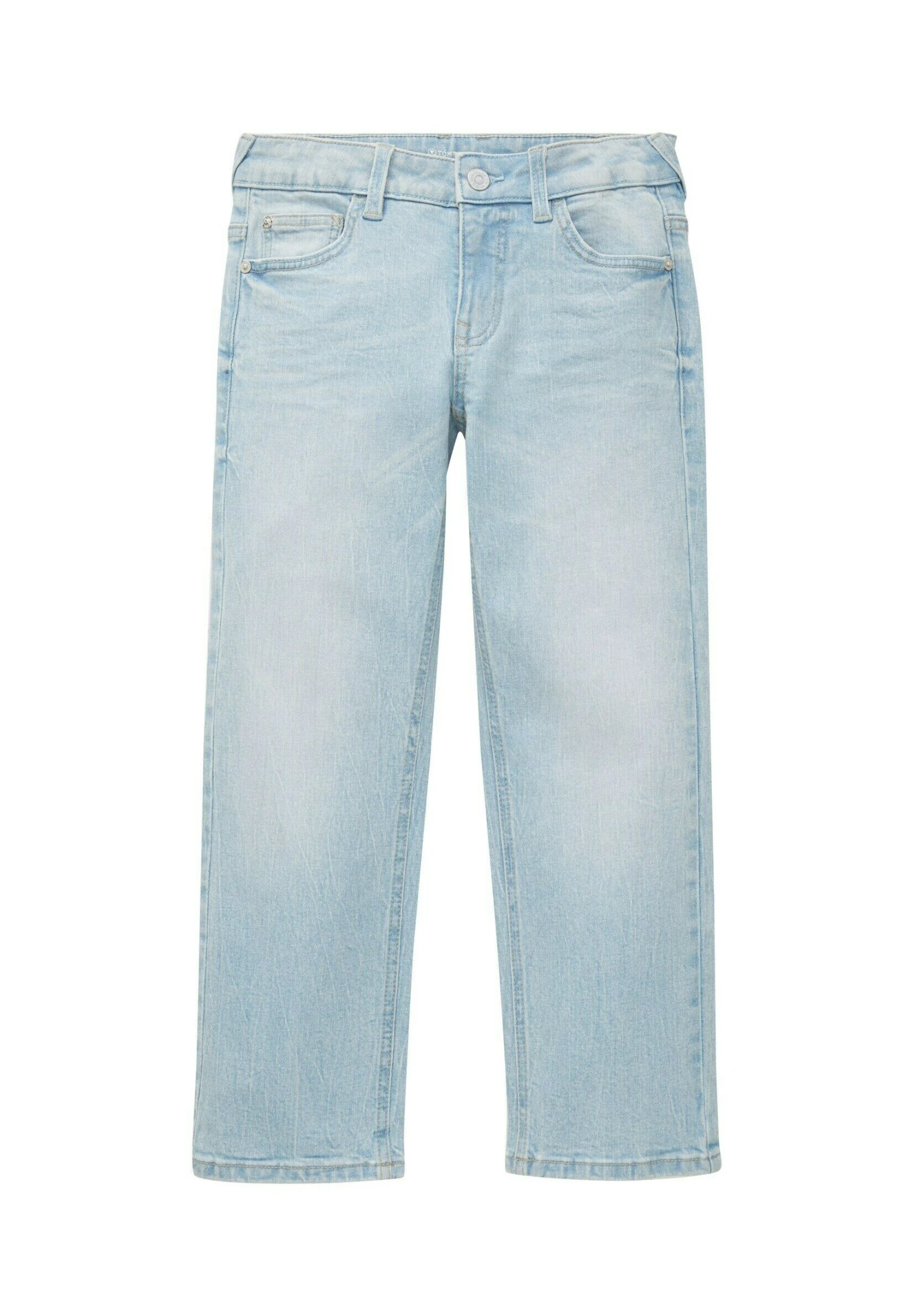 Tom Tailor Straight Leg Jeans - Heavy Bleached Blue Denim 3 Tom Tailor Straight Leg Jeans - Heavy Bleached Blue Denim