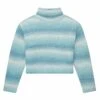 Tom Tailor Mit Rollkragen  - Trui - Reef Blue Off White Stripe