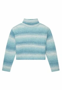 Tom Tailor Mit Rollkragen  - Trui - Reef Blue Off White Stripe