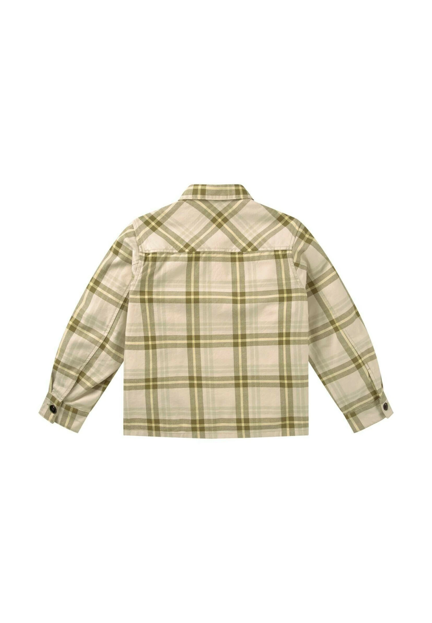 Tom Tailor Jas - Creme Olive Big Check 4 Tom Tailor Jas - Creme Olive Big Check - Afbeelding 2