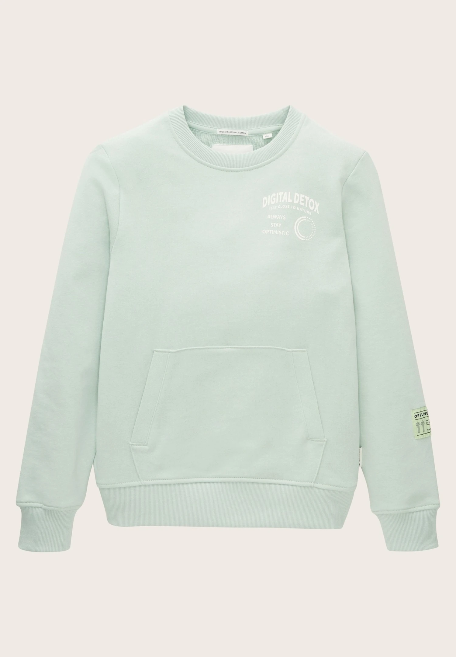 Tom Tailor Mit Print - Sweater - Vintage Mint 9 Tom Tailor Mit Print - Sweater - Vintage Mint - Afbeelding 7