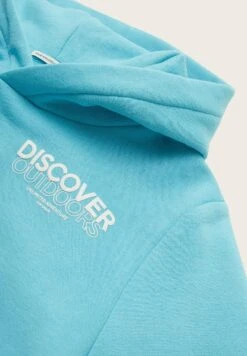 Tom Tailor Mit Fotoprint  - Hoodie - Light Dusty Blue -Fusion 57b8350f2cdc4f39b86d53860776dcfe