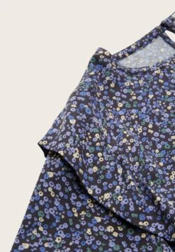 Tom Tailor Mit Blumen - Blouse - Light Blue -Fusion 57ca2a12e6f54bc8b9f0820eeef46afa