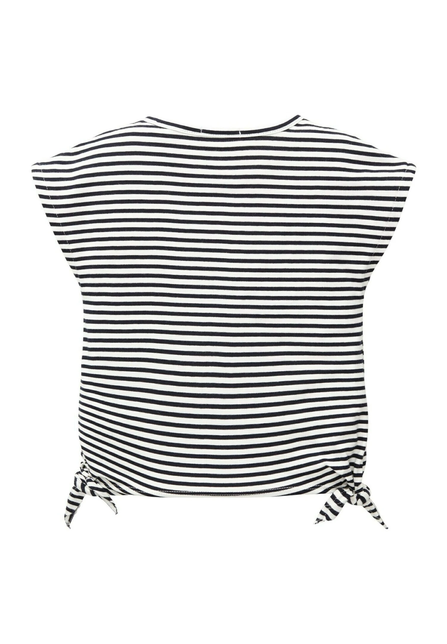 Tom Tailor T-Shirt Print - Whisper White Navy Stripe 4 Tom Tailor T-Shirt Print - Whisper White Navy Stripe - Afbeelding 2