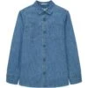 Tom Tailor Mit Brusttaschen  - Overhemdblouse - Blue Denim -Fusion 66d8b55aef0d432db5d01b867626c3a0