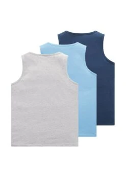 Tom Tailor Im Dreierpack - Top - Dark Denim/Blue -Fusion 6d09cbc1720342a1953610ff146f02c0