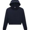 Tom Tailor Strick Cropped - Hoodie - Sky Captain Blue