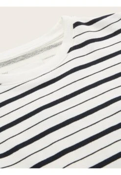Tom Tailor Sweater - Irregular Navy White Stripe -Fusion 71b5f52278014010a37ee6b617469146