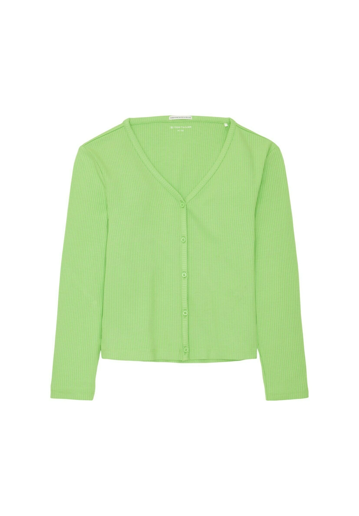 Tom Tailor Cropped- Vest - Liquid Lime Green 3 Tom Tailor Cropped- Vest - Liquid Lime Green