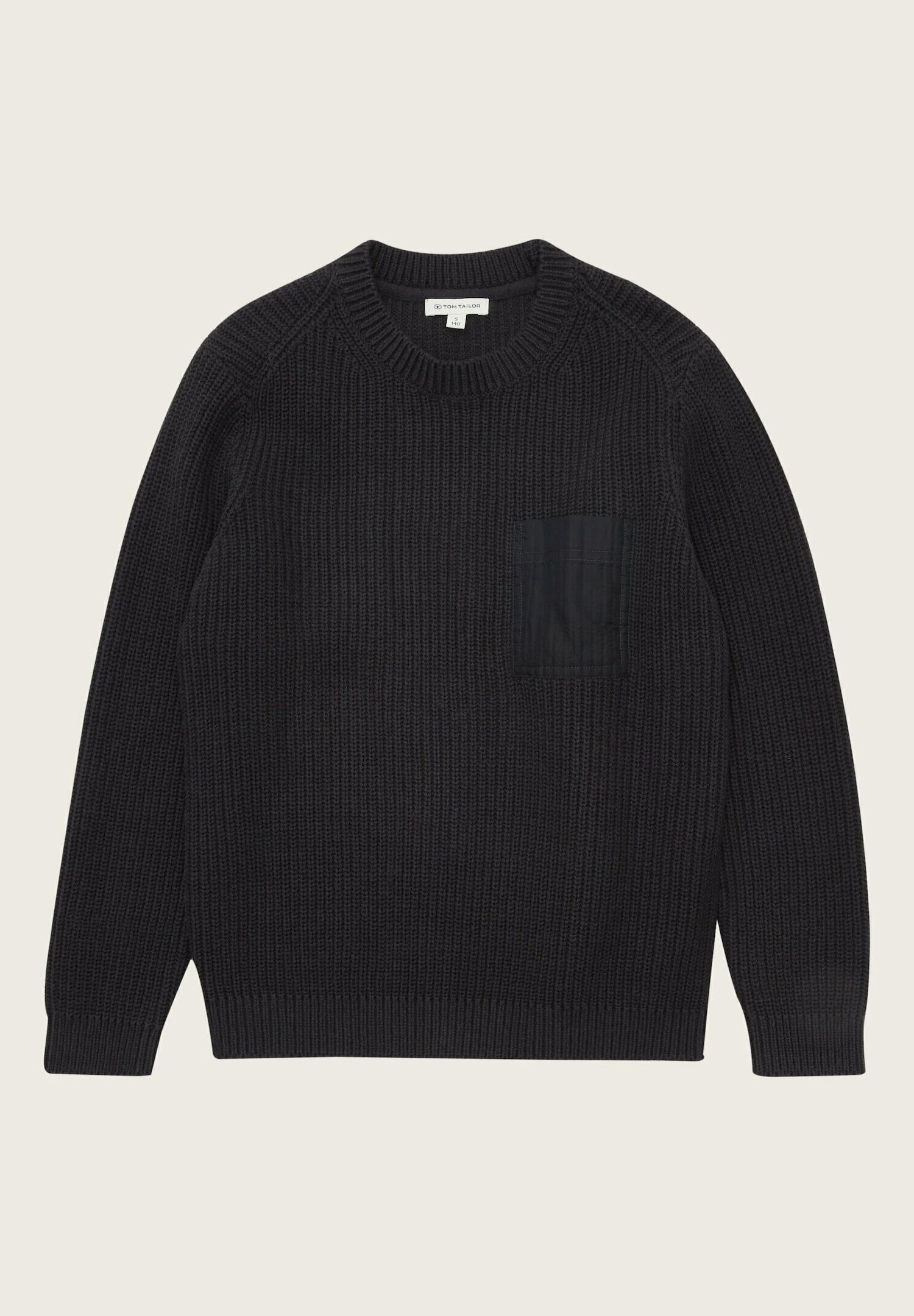 Tom Tailor Basic - Trui - Coal Grey 7 Tom Tailor Basic - Trui - Coal Grey - Afbeelding 5