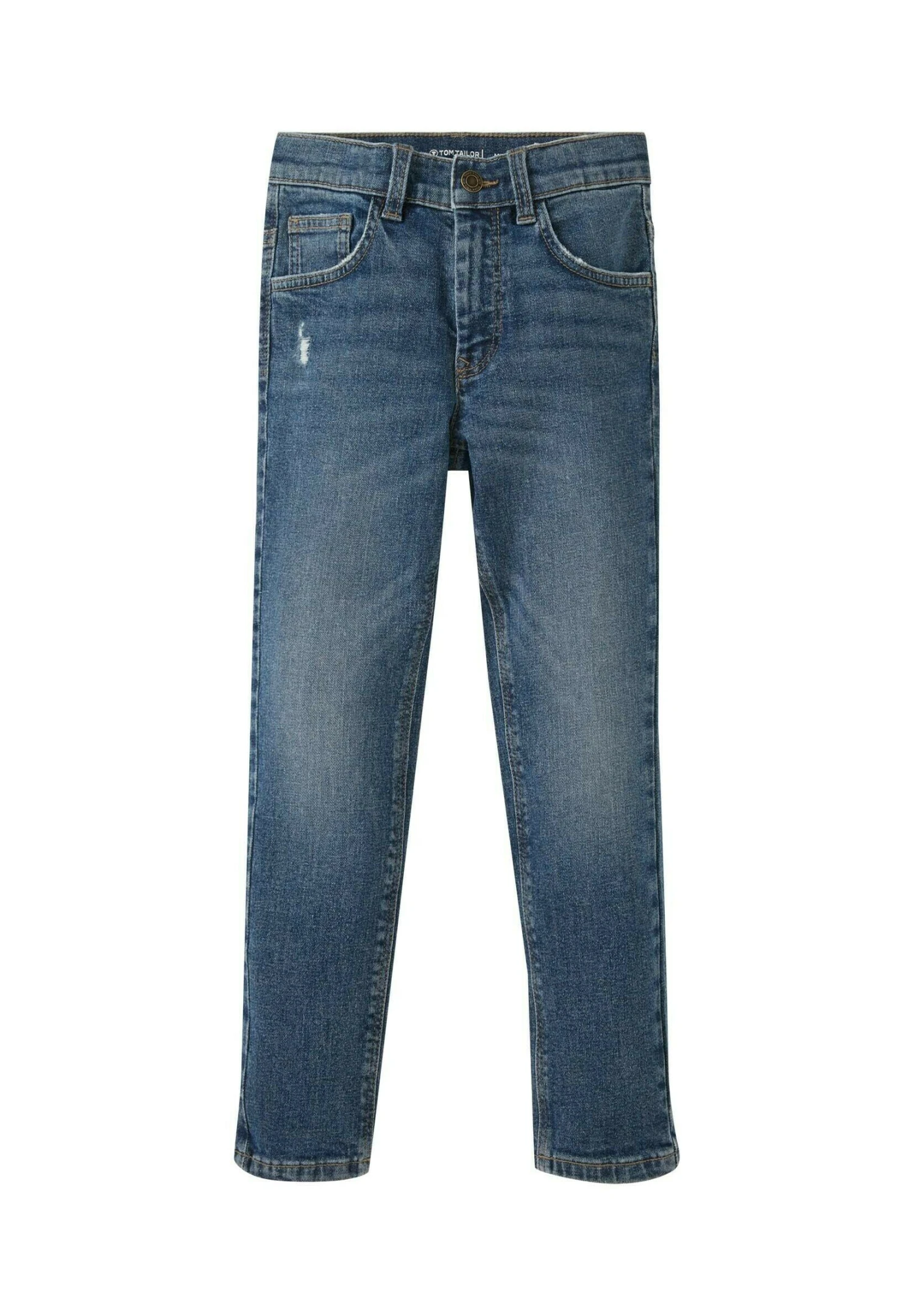 Tom Tailor Matt - Slim Fit Jeans - Used Mid Stone Blue Denim 3 Tom Tailor Matt - Slim Fit Jeans - Used Mid Stone Blue Denim