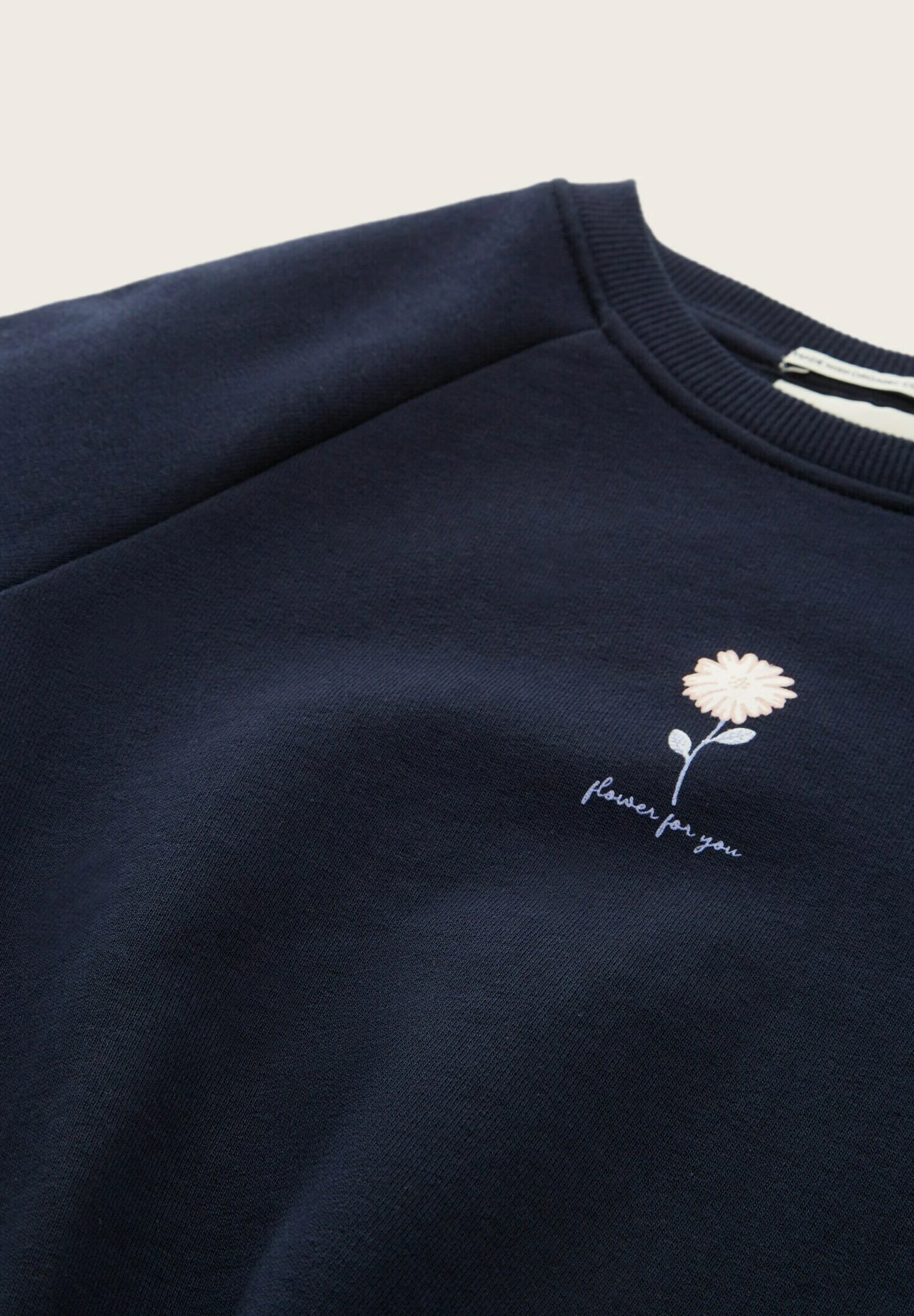 Tom Tailor Mit Print - Sweater - Dark Blue 5 Tom Tailor Mit Print - Sweater - Dark Blue - Afbeelding 3