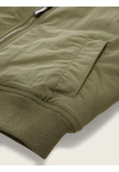 Tom Tailor Mit Abnehmbarer Kapuze - Bomberjacks - Dusty Olive Green -Fusion 838ba2c7e88e4b42a5a7cb01ba614864