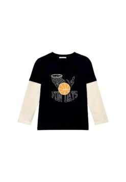 Tom Tailor Doppellagiges- Longsleeve - Sky Captain Blue