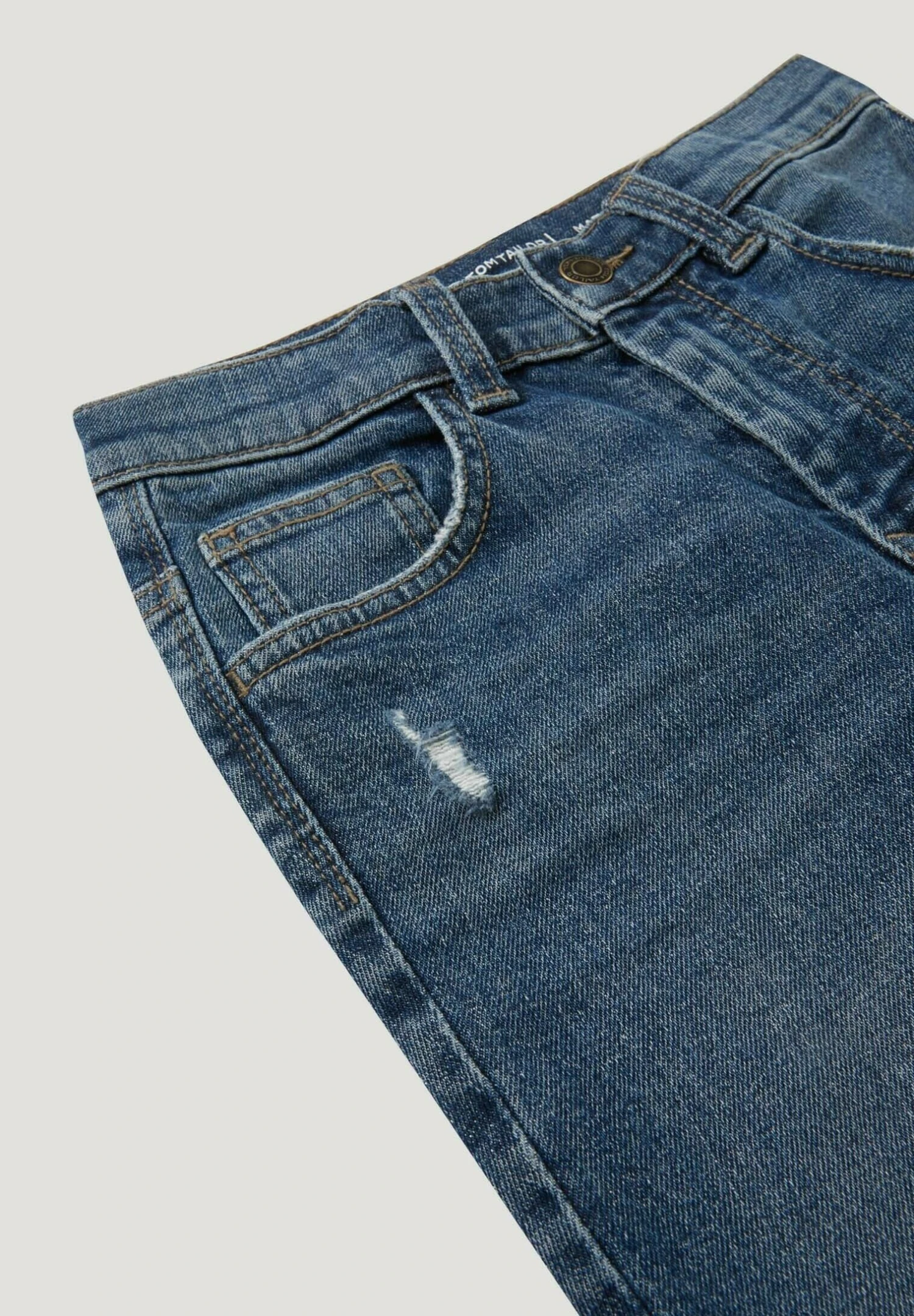 Tom Tailor Matt - Slim Fit Jeans - Used Mid Stone Blue Denim 5 Tom Tailor Matt - Slim Fit Jeans - Used Mid Stone Blue Denim - Afbeelding 3