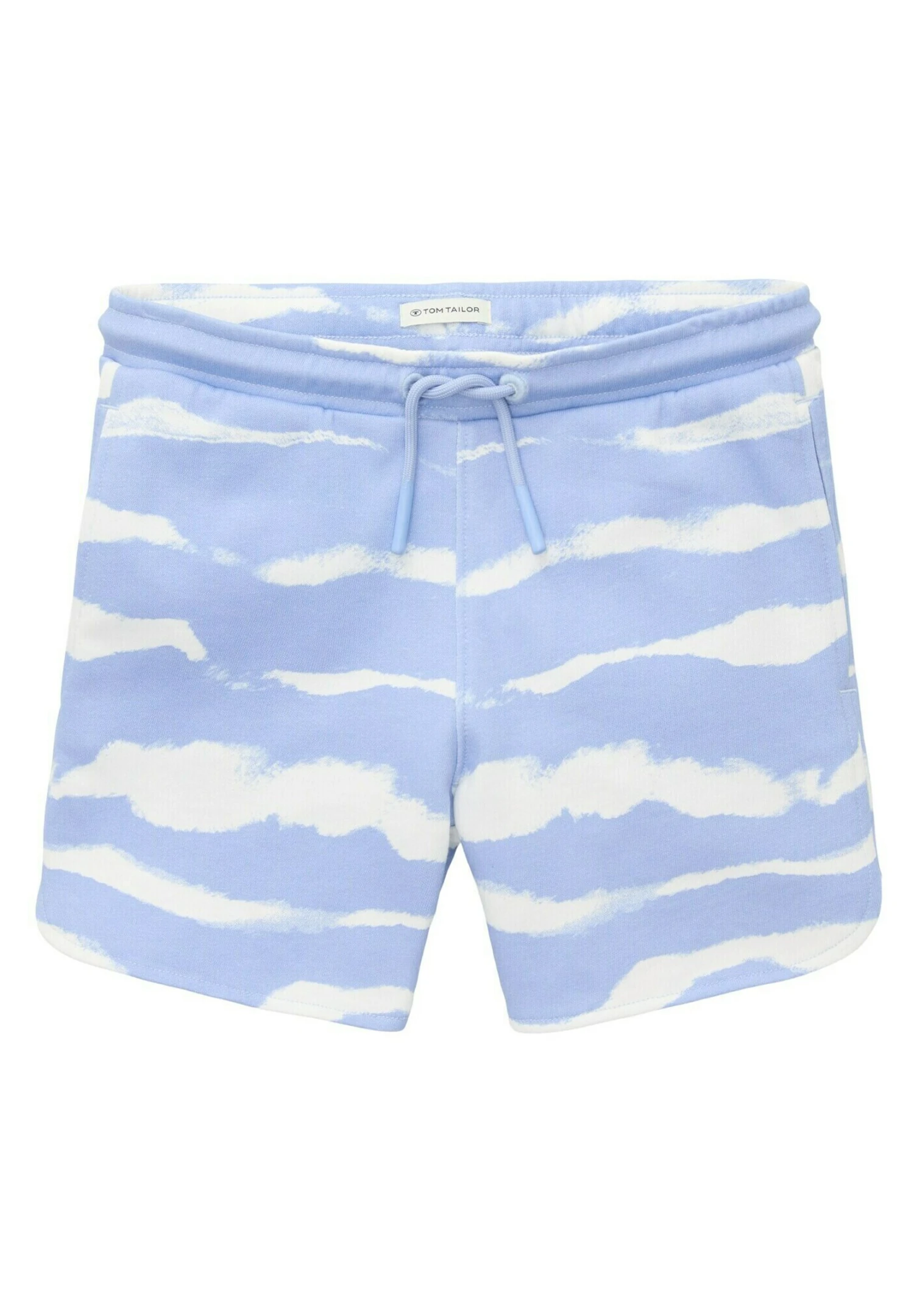 Tom Tailor Jogger - Shorts - Blue Heron Tie Dye Stripe 3 Tom Tailor Jogger - Shorts - Blue Heron Tie Dye Stripe