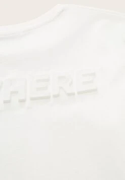 Tom Tailor Mit Textprint - Longsleeve - Whisper White -Fusion 90cffe4357de46c1a249702052533045