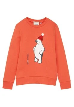 Tom Tailor Mit Motivprint - Sweater - Lux Coral Red