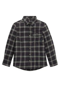 Tom Tailor Mit Karomuster - Overhemd - Coal Grey Multicolor Check