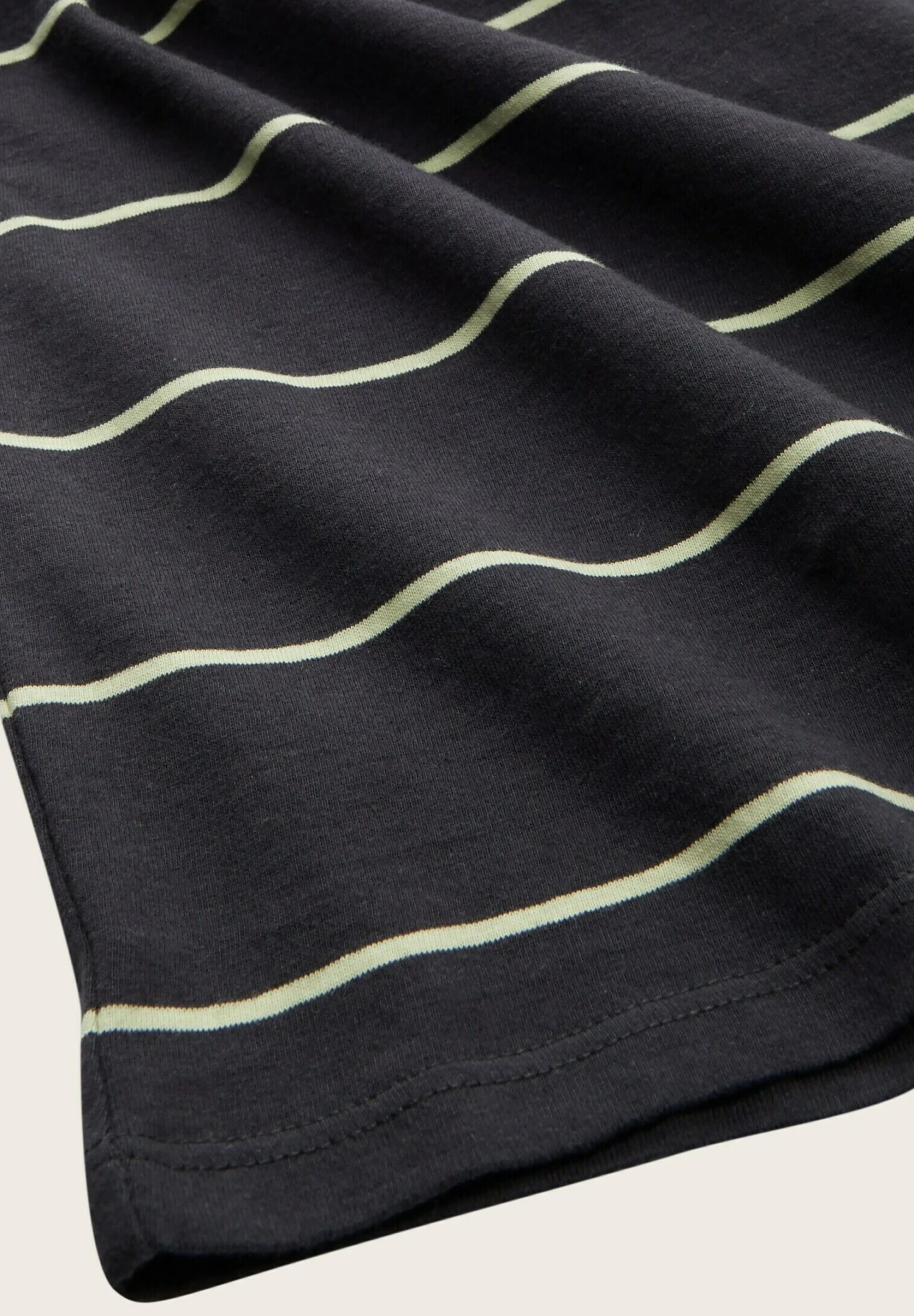 Tom Tailor Poloshirt - Grey Lime Stripe 5 Tom Tailor Poloshirt - Grey Lime Stripe - Afbeelding 3