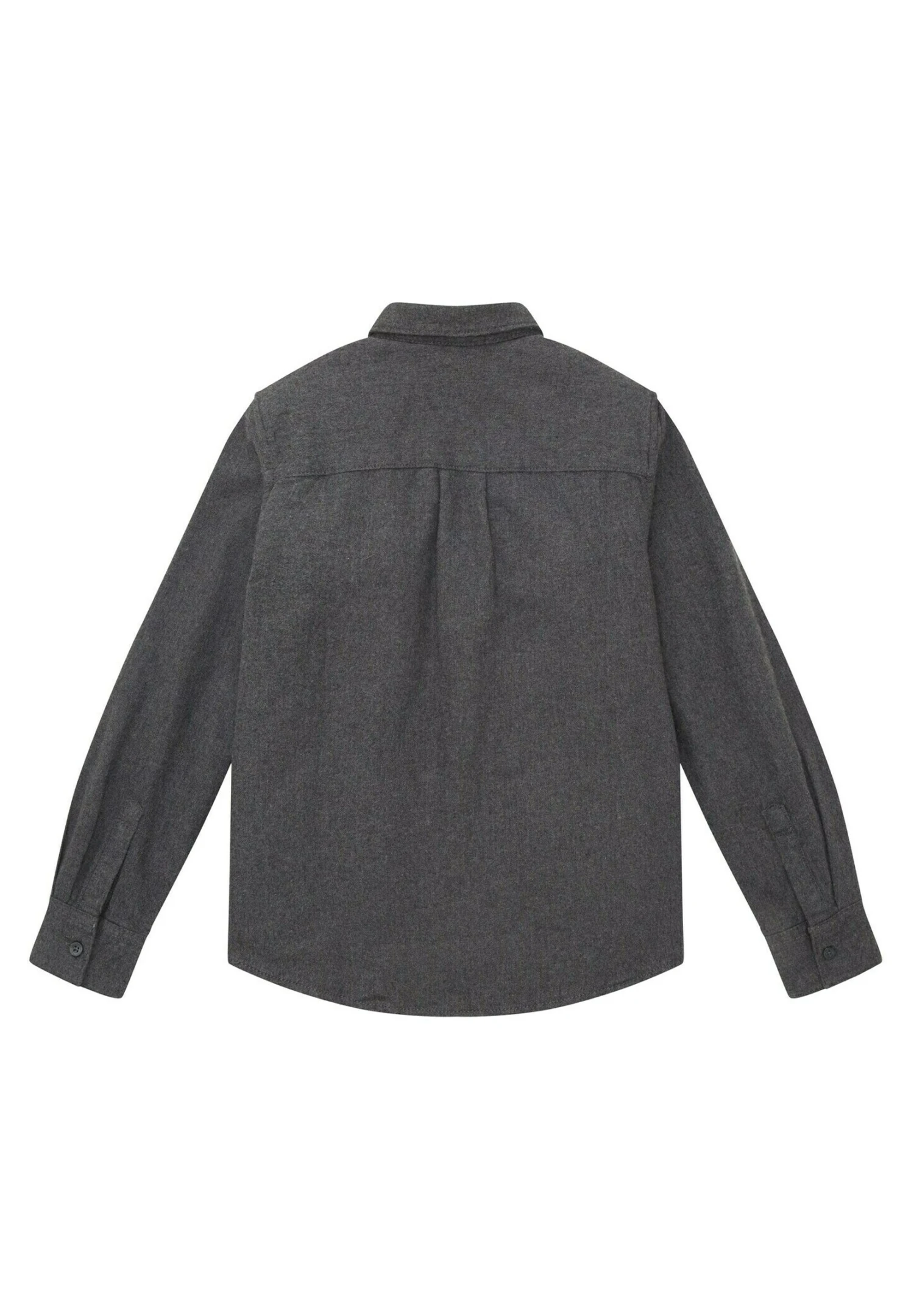 Tom Tailor Flanellhemd - Overhemd - Dark Grey Melange 4 Tom Tailor Flanellhemd - Overhemd - Dark Grey Melange - Afbeelding 2